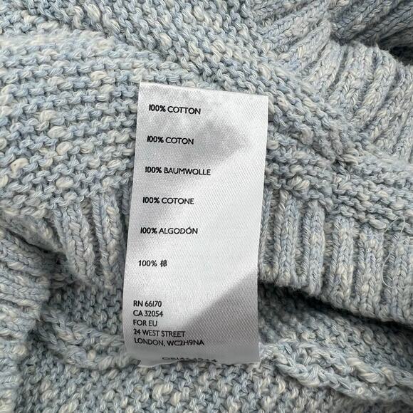 Free People FP Beach Blue Romper 100% Cotton Natural Fibers Size Small - Picture 6 of 6